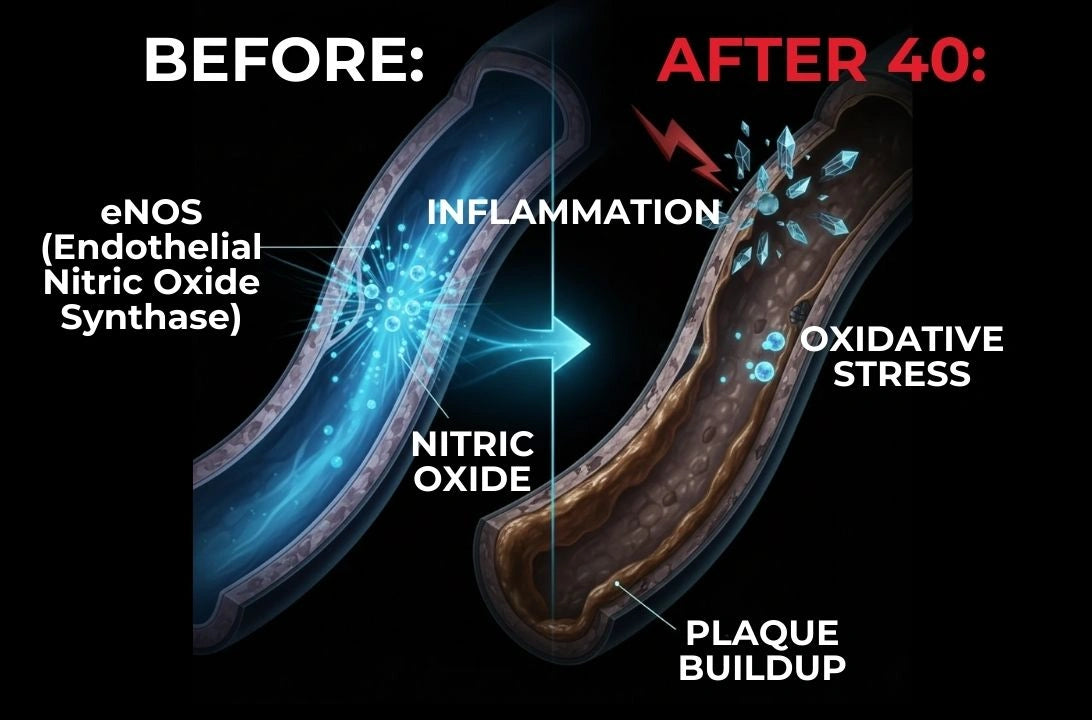 eNOS Nitric Oxide diagram